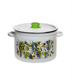 (300x300x310) Кастрюля Appetite Свежая зелень 1с18с   7,0л - фото 14540