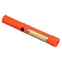 (120x125x130) Фонарь ЧИНГИСХАН 224-002/ 1 COB 3Вт, 1 LED, 3xАAА, 16см, 2 режима - фото 24576