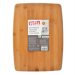 (пакет 20x280x380) Доска разделочная VETTA Гринвуд  851-135 38х28х1,0см бамбук - фото 28044