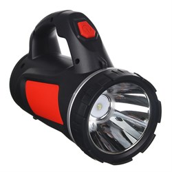 Фонарь ЧИНГИСХАН SS-5805 223-040 прожектор, 1 LED, 1 СОВ, 3 Вт, 17х11см, 4 режима, 1000мАч, пластик - фото 28358