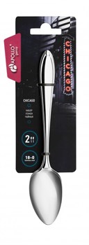 (20x30x250) Набор чайных ложек Apollo genio Chicago CHI-52  2 предмета - фото 28659