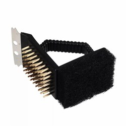 (120x125x130) Щетка GRILLBOOM 101-014 для чистки мангала 3 в 1 - фото 31013