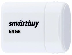 (пакет 20x100x100) Накопитель USB Smartbuy флешка 64GB LARA White - фото 31931