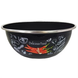 (110x210x250)  Миска Appetite Chilli 10-0311/6 эмаль 2,5л - фото 32323