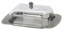 (90x210x250) Масленка REGENT 93-DE-BB-02/ нерж. с пласт. крышкой Linea DESCO - фото 32373