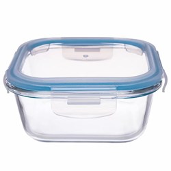 (90x210x250) Контейнер Appetite SL800SB квадрат 800мл стекло синий - фото 32591