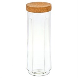 (180x210x250) Банка для сыпучих продуктов Sugar&Spice ПЦ SE105910996 Rosemary 1,6л с пробковой крышкой - фото 33201