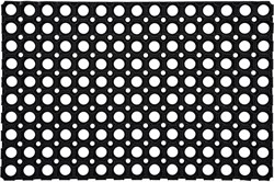 (200x400x600) Коврик VORTEX 20001 ячеистый, грязесборный 40*60*1,6см - фото 33273