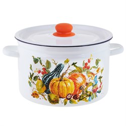 (300x300x310) Кастрюля Appetite Осень 7,0л 1с18с - фото 34727