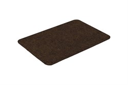 (90x330x450) Коврик VORTEX 24384 влаговпитывающий, ребристый "Slim" 40*60 см, коричневый - фото 34821