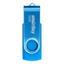 (пакет 20x100x100) Накопитель USB Smartbuy Twist Blue флешка 32GB - фото 36831