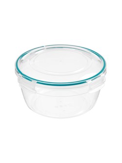 (90x210x250) Контейнер для продуктов HOMVER 0,86л  герметичный круглый 221161418/02 - фото 39695