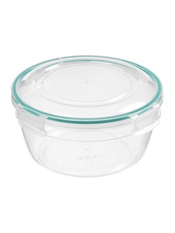 (90x210x250) Контейнер для продуктов HOMVER 1,5л герметичный круглый 221161518/02 - фото 39696