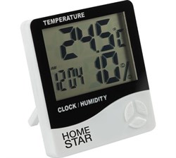 (120x125x130) Термометр HOMESTAR -гигрометр цифровой HOMESTAR HS-0108 /104303 - фото 40468