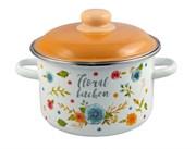 (150x300x310) Кастрюля Appetite Floral Kitchen 6RD221M 5.5л эмаль