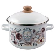 Кастрюля Appetite Roses 1RD221M 5.5л  эмаль