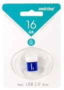 (пакет 20x100x100) Накопитель USB Smartbuy LARA Blue 32GB