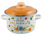 (180x210x250) Кастрюля Appetite Floral kitchen 6RD161M 2.0л эмаль