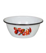 (90x210x250) Миска Appetite Паприка 1с7с эмалированная  1,5 л.