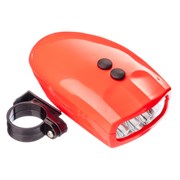 (120x125x130) Фонарь <> 195-019/ -гудок велосипедная 3 режима, 3LED, 3xААА, пластик