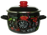 (180x210x250) Кастрюля Appetite Gazpacho 3.0л сферическая, 1RC181M эмаль