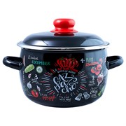 (180x210x250) Кастрюля Appetite Gazpacho 4.0л сферическая, 1RC201M эмаль
