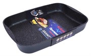 (90x330x450) Противень Kukmara пгг03а литой 40*29,5*5см. АП, Granit ultra blue