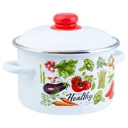 (180x210x250) Кастрюля Appetite Veggies 1RD201M 4.0л цилиндрическая эмаль