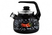 (200x210x250) Чайник Appetite Chilli 4с209я эмалированный со свистком 3л