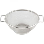 (90x210x250) Дуршлаг - сито Mallony  Macaroni 985512 нержавеющаясталь  с боковыми ручками, диаметр 20 см, размер ячейки-1мм