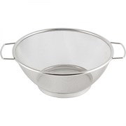 (70x260x260) Дуршлаг - сито Mallony Macaroni 985513 нержавеющаясталь  с боковыми ручками, диаметр 22 см, размер ячейки-1мм