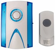 (90x210x250) Звонок HOMESTAR беспроводной электрический HS-0107WP 103612