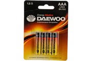 (120x125x130) Батарейки Daewoo Energy LR03 BP4/40/960  4шт красные