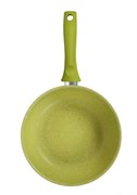 (90x330x450) Сковорода Kukmara 220tsl литая 22см не съемная ручка АП (Trendy style lime)