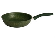 (90x330x450) Сковорода Kukmara 220tsml литая 22см не съемная ручка АП (Trendy style malachite)