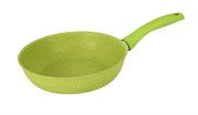 (90x330x450) Сковорода Kukmara 240tsl литая 24см не съемная ручка АП (Trendy style lime)