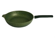 (70x260x260) Сковорода Kukmara 261tsml литая 26см, съемная ручка АП (Trendy style malachite)