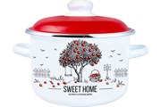 (180x210x250) Кастрюля Appetite Apple Tree 2.0л цилиндрическая 6RD161M эмаль