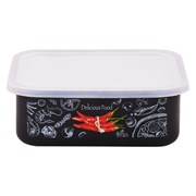 (90x210x250) Лоток Appetite Chilli 1,0л квадр пласт/кр, эмал 10-2507п/6