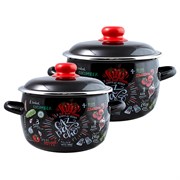(300x300x310) Набор посуды Appetite Gazpacho 2 предмета 1KA361M эмаль