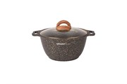 (150x300x310) Кастрюля Kukmara Granit Ultra BlackGold 3 л кгбг32а