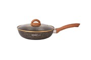 (90x330x450) Сковорода Kukmara Granit Ultra BlackGold 24 см сгбг241а