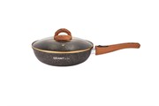 (70x260x260) Сковорода Kukmara Granit Ultra BlackGold 24 см сгбг243а
