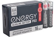 (120x125x130) Батарейки Energy Pro LR03 тип ААА мизинчиковые 16 шт. 104977