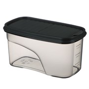 (100x200x300) Емкость для сыпучих продуктов 861-351 БЕСТ 1л, 9,5х19х9,5см пластик