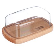 (90x210x250) Масленка <<  >> 861-357/ Sugar&Spice Rosemary 9,5х18х6,5см, пластик, дерево
