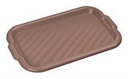 (90x330x450) Поднос HOMVER 221109324/01/ "Verona" прямоугольный 430х275х25мм (темно-коричневый)