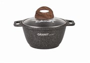 (180x210x250) Кастрюля Kukmara кго12а 1л Granit ultra original