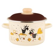(180x210x250) Кастрюля Appetite Подворье 3.0л цилиндрическая 6RD181M