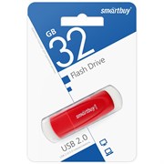 (пакет 20x100x100) Накопитель USB Smartbuy флешка 32GB Scout Red